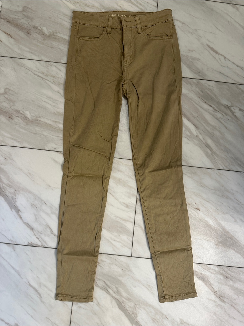 American Eagle Outfitters Tan Slim Chino Pants